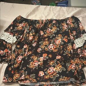 Floral Off-Shoulder Top